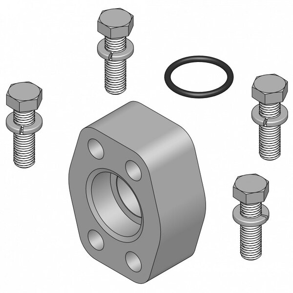 Tompkins Hydraulic FittingFlange24 PIPE WELD24FL C62 FLG W42K2424